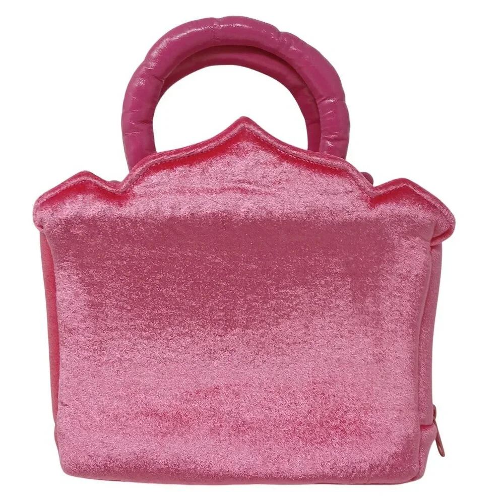Wonderland Bakery Plush Castle Insulated Tote Bag Pink & Lavender 3D Plush #D-47